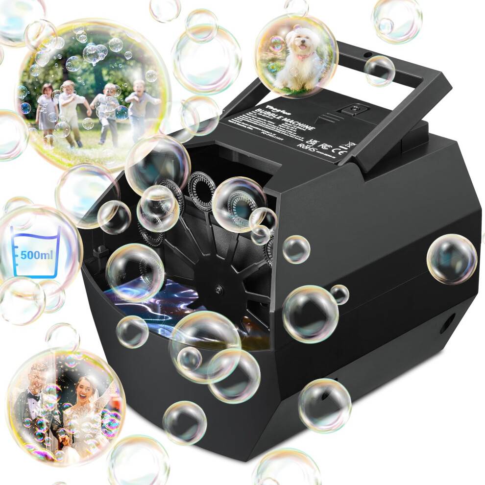 Theefun 500mL Automatic Bubble Machine