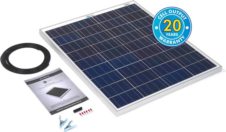 80W Rigid Solar Panel Kit