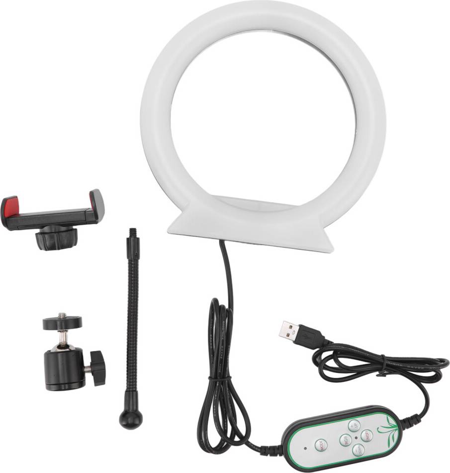 LED Circle Light Adjustable USB Charging RGB Pan