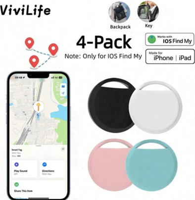 RSH 4 Packs Multicolor Smart Tracker