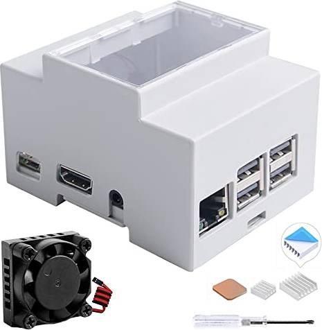 GeeekPi Raspberry Pi Case DIN Rail Modulaire Doos