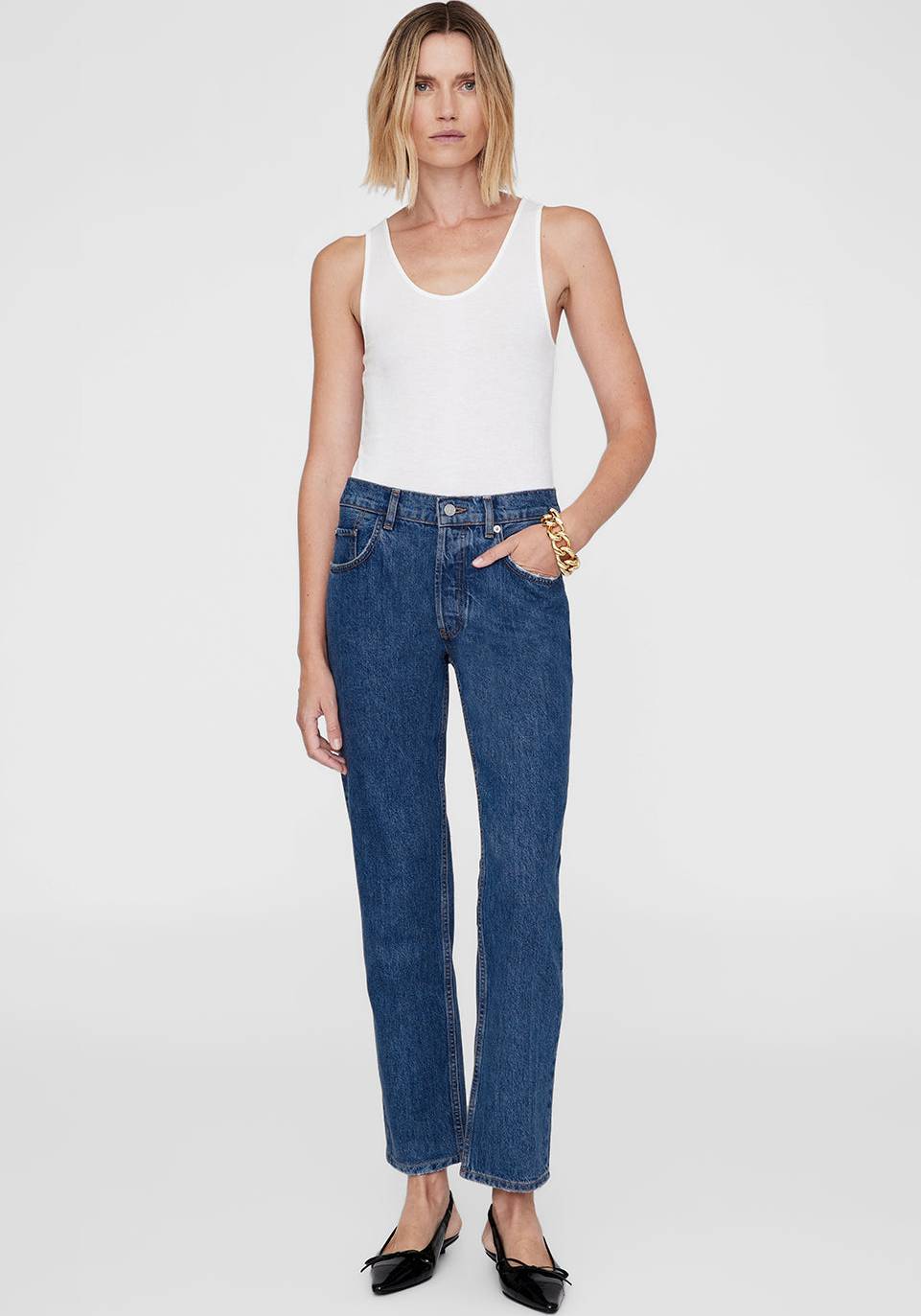 Kate Jean Clean Indigo - Washed Blue