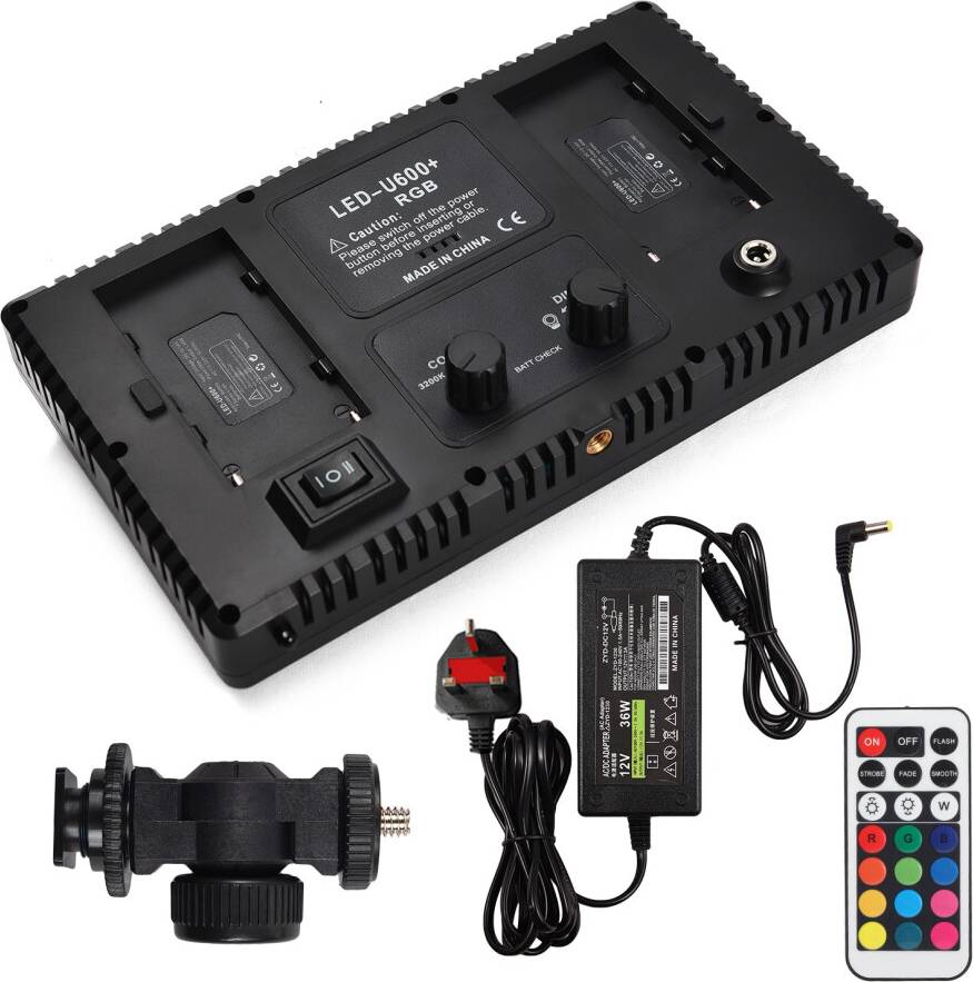 LED Video Light 36W Color Temperature Remote