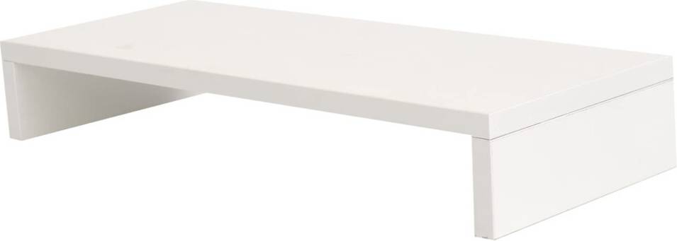 White pc monitor Desktop Heightening Rack for Monitors