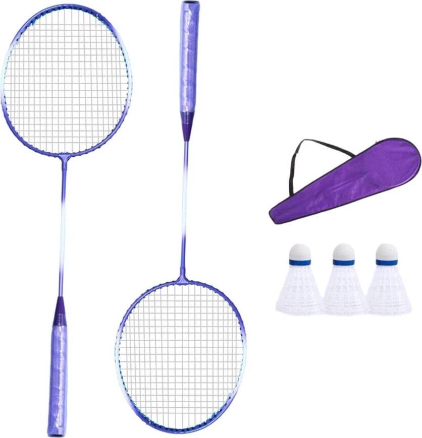 Light Weight Badminton Racket Purple Bag