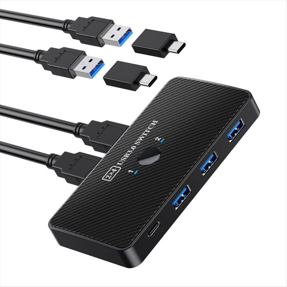 Typecat USB3.0 Switch Adapter 2 Input 4 Output