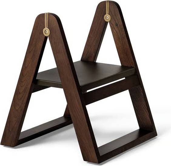 Gejst Reech Dark Ash Seating Stool