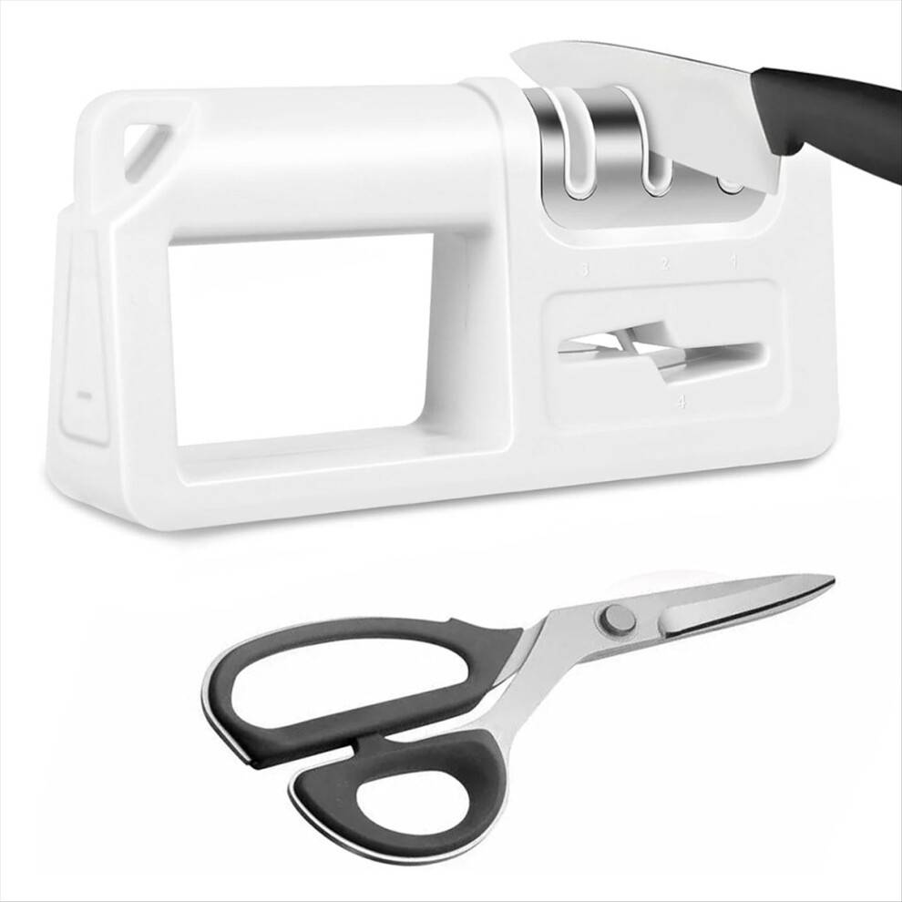 Knife Sharpener With Scissors