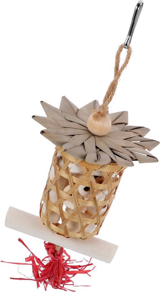 Inoomp Mlins Parrot Perch Rough Hamster Foraging Toy