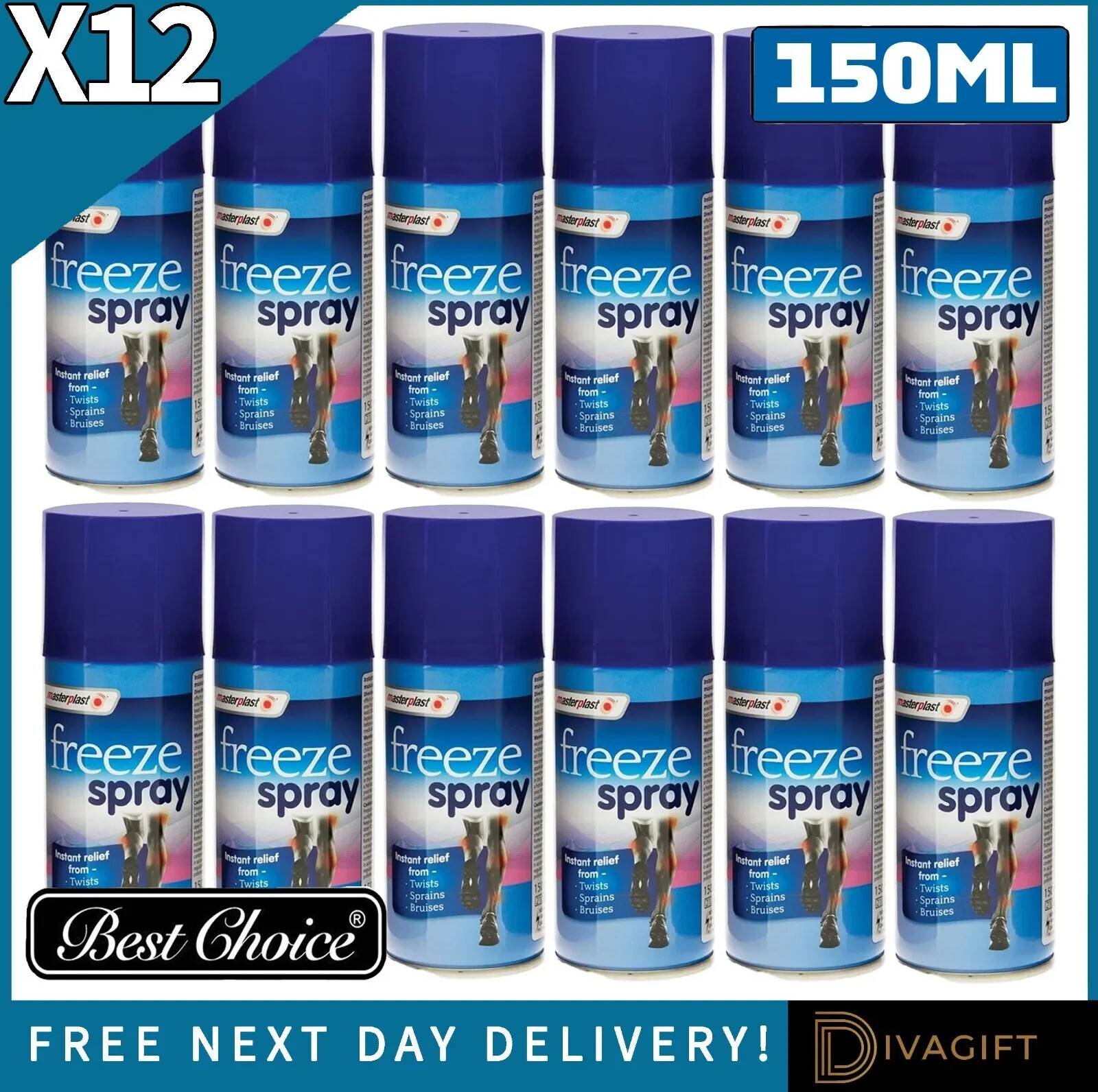 Deep Freeze Spray Injury Instant 150ml