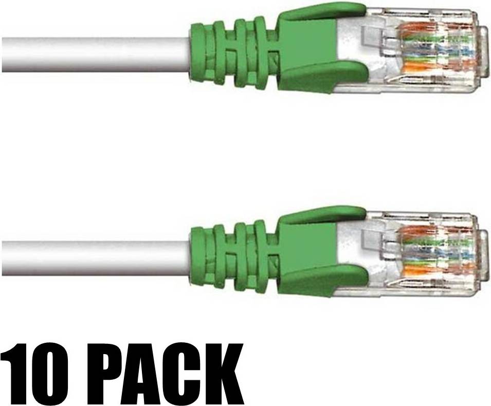 FDL 10 Pack 0.5m RJ45 Crossover Cable