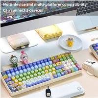 Wireless Mechanical Keyboard Mouse Set