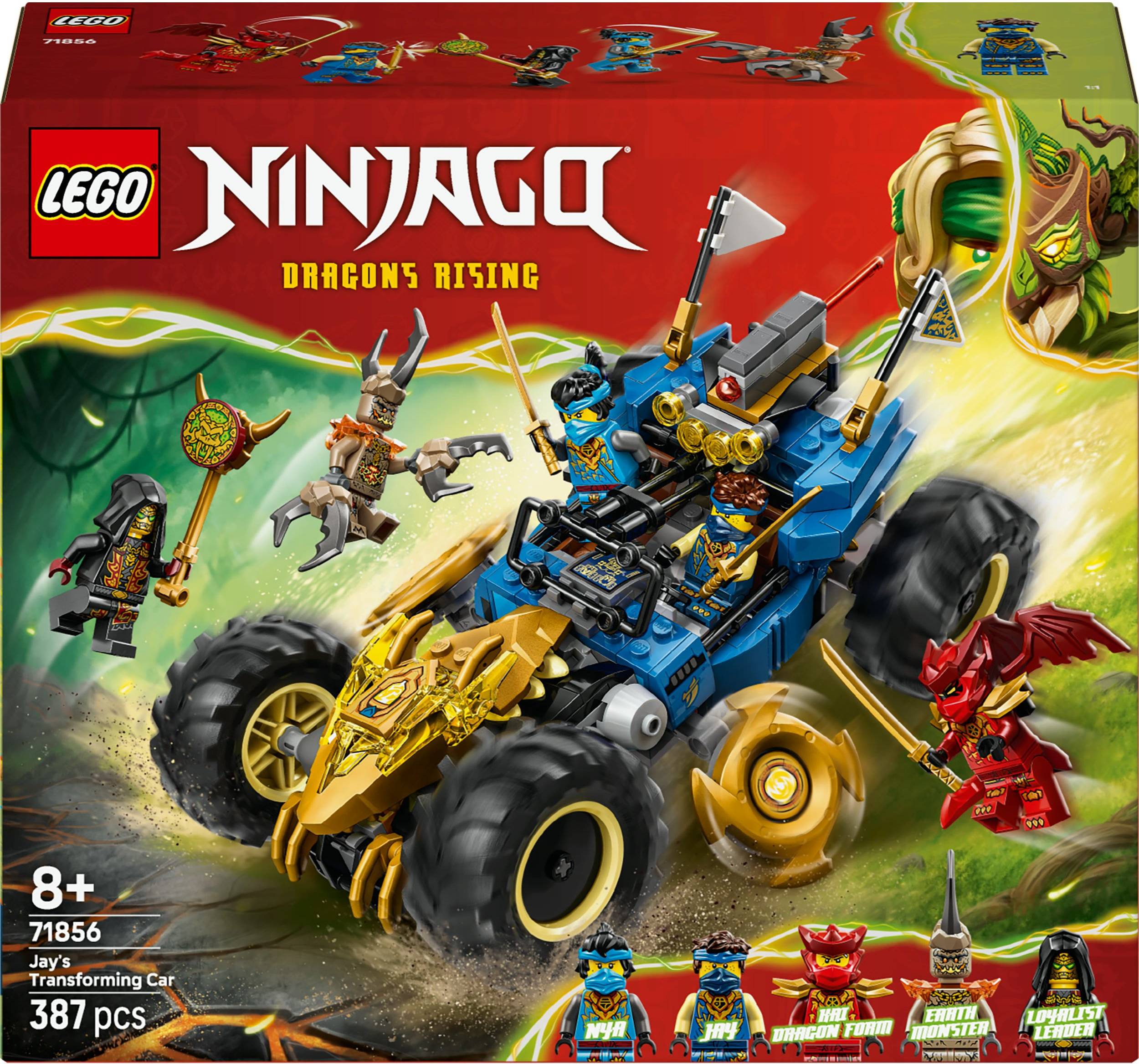 LEGO Ninjago Jays Transforming Car Racing Toy Set