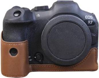 Canon EOS R7 Half Body Leather Cover