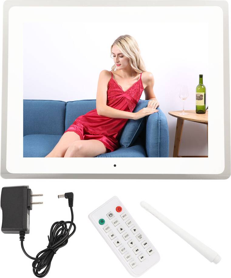 12in 1080P Digital Photo Frame LED Remote