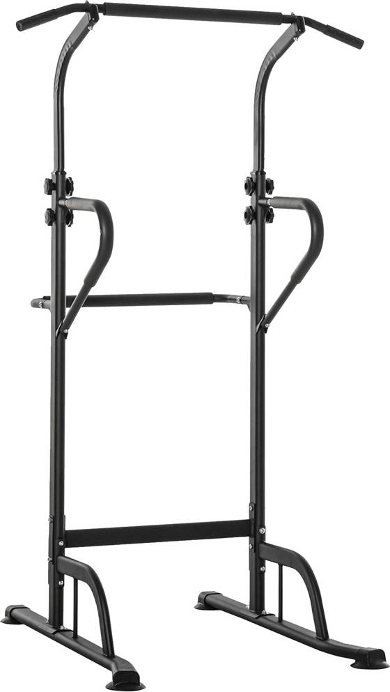 Multi gym Homcom Multi Functional Height Adjustable Power Tower Dip Station