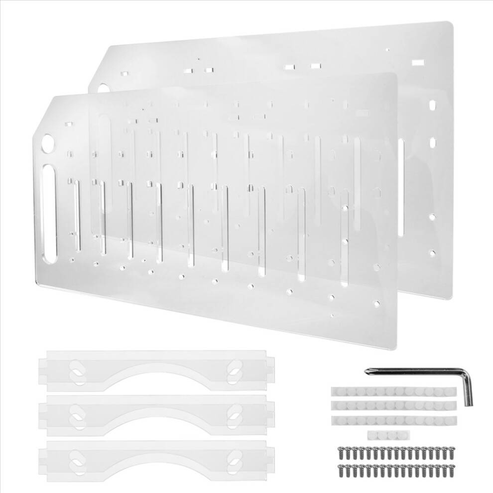 3.5 Inch Transparent Acrylic Desktop Hard Disk Rack