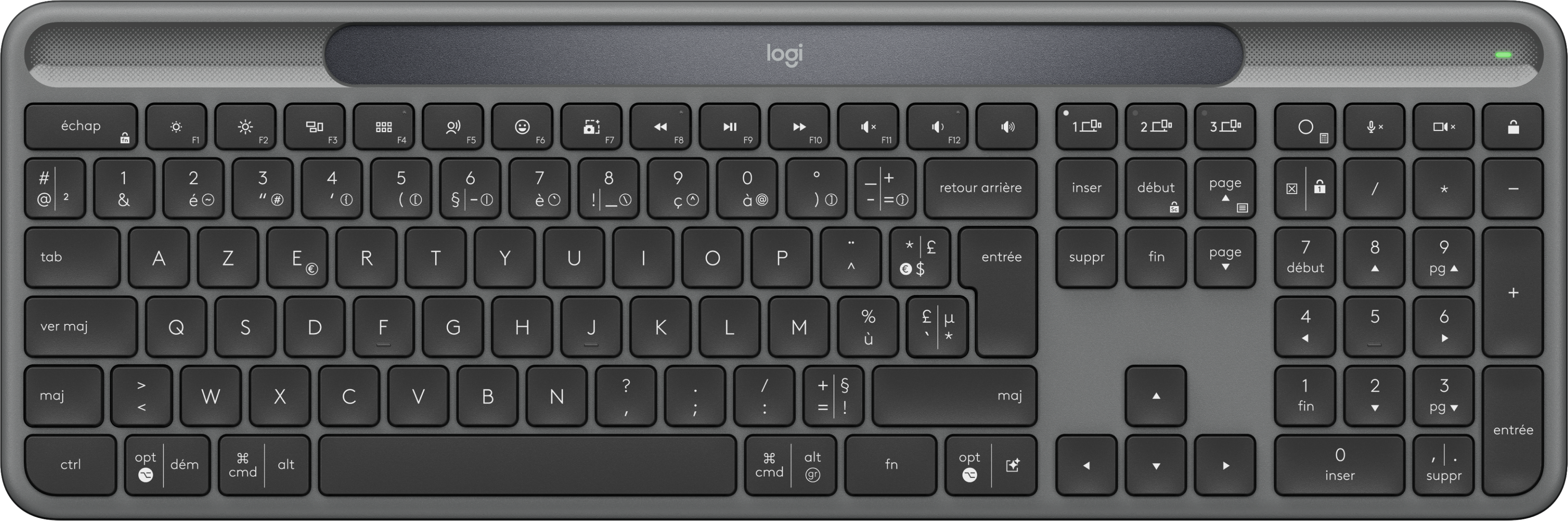 Logitech Signature Slim Solar Wireless Keyboard Light