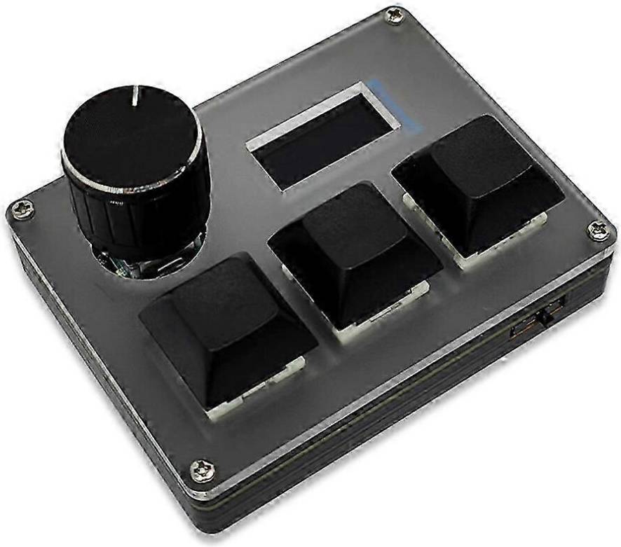 3-Key Wired Custom Keyboard Blue Axis Switch