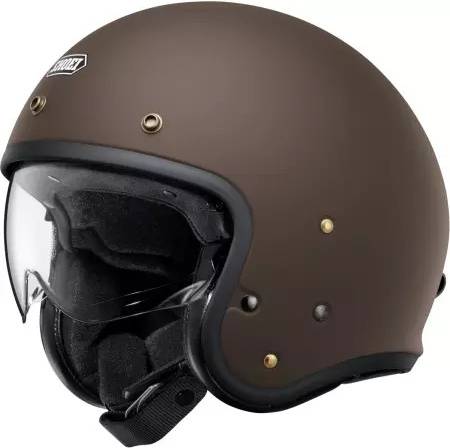 Shoei J.O2 Jet Hjälm - Matt/Brun