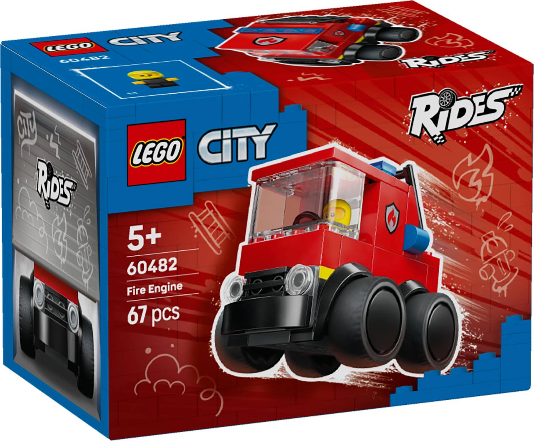 LEGO City Rides Fire Engine Construction Set