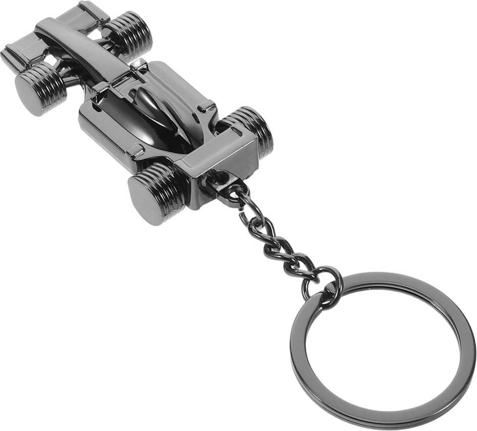 Inoomp 3pcs Racing Car Keychain Zinc Alloy Metal