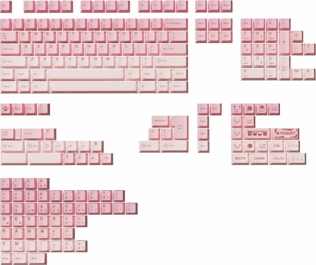 Science Mio Yogurt Keyboard Kit