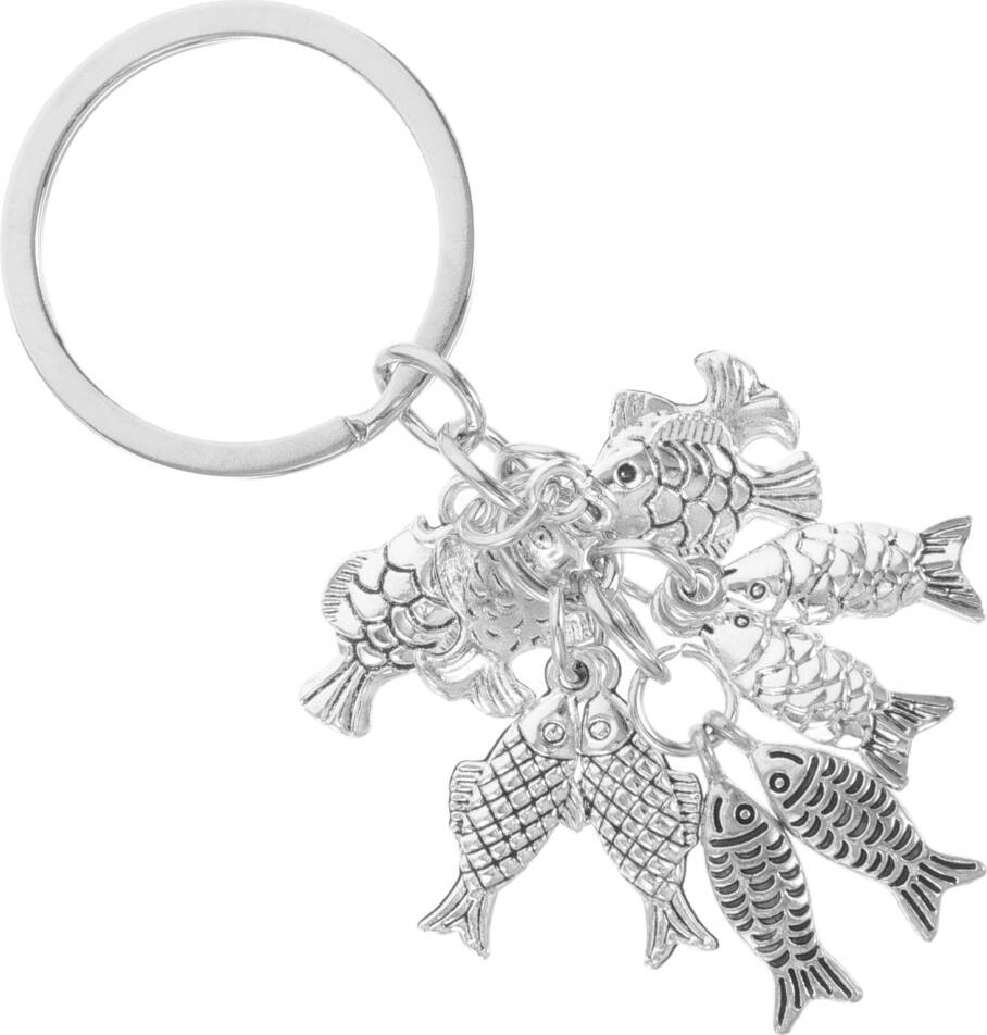 iplusmile 3pcs Fish Keychain Car Key Accessory Handbag Charm