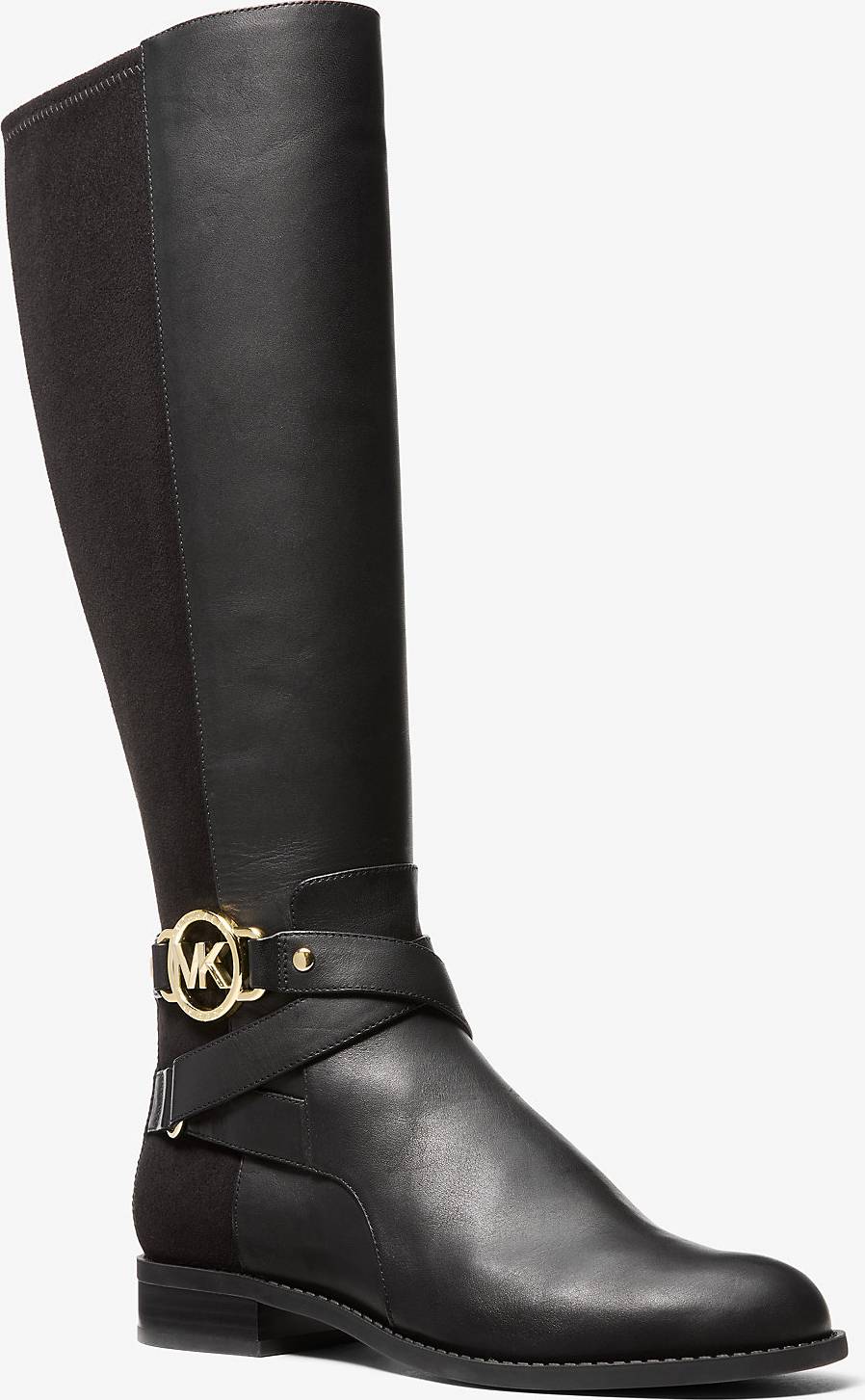 Michael Kors MK Rory Riding Boot - Black