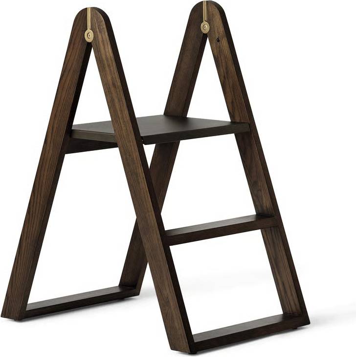 Gejst Reech Stepladder Dark Ash Seating Stool