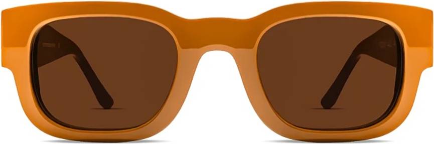 Moderne Sorte Solbriller - Orange