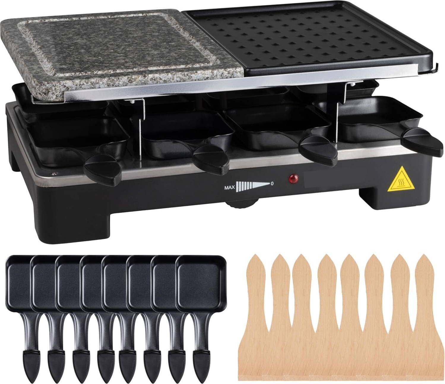Raclette grill Set Raclette 8 Persone Piastra Grill