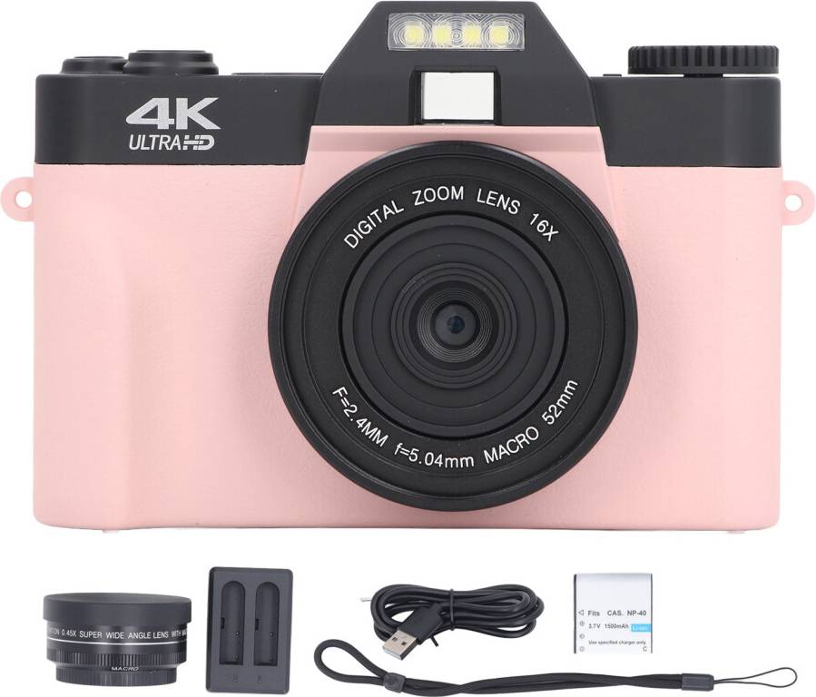 4K Vlogging Camera 56MP Autofocus