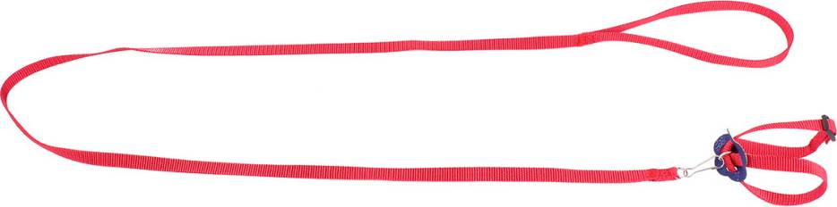 Inoomp Pet Pulling Rope Red 53x0.4x0.04in Polyester