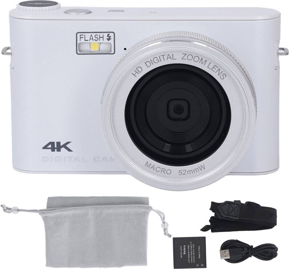 4K Camera 64MP 3 Inch Touchscreen