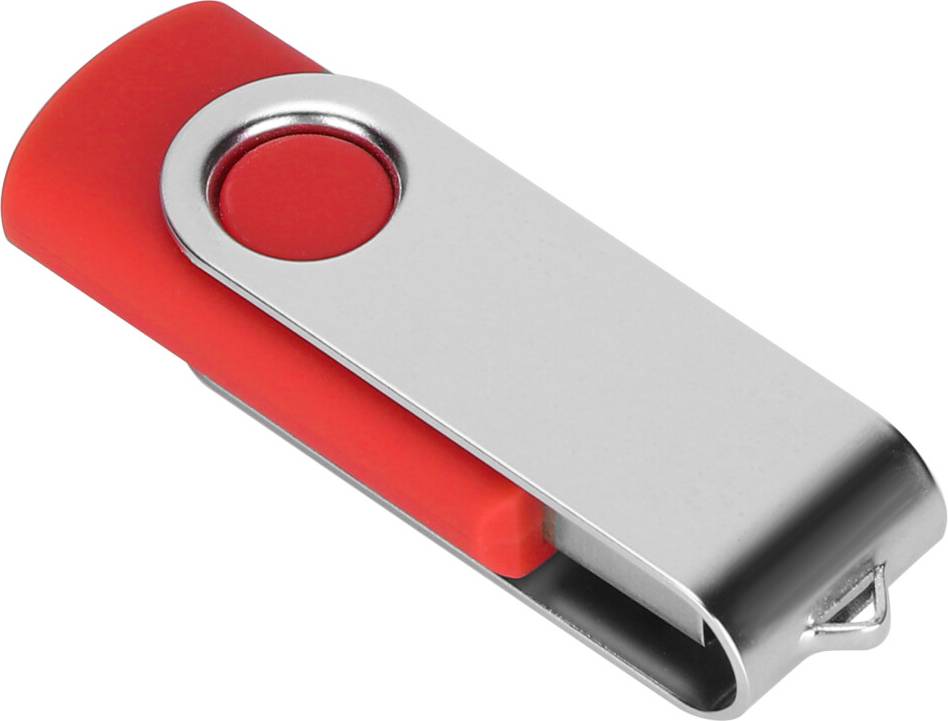 USB Flash Drive Candy Red Rotatable 16GB