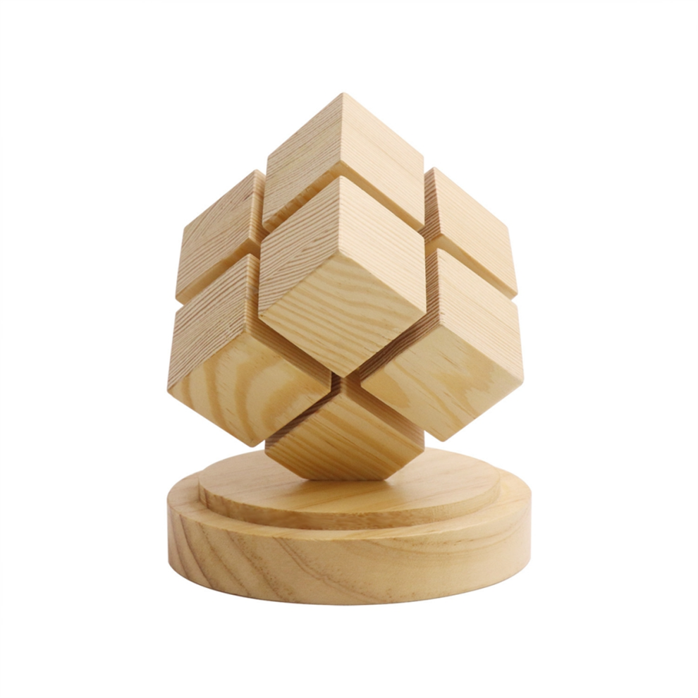 Exogio Rotating 4 Stage Cube LED Night Light Table Lamp