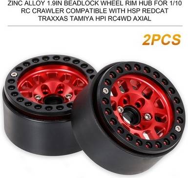 2pcs Zinc Alloy Beadlock Wheel Rim