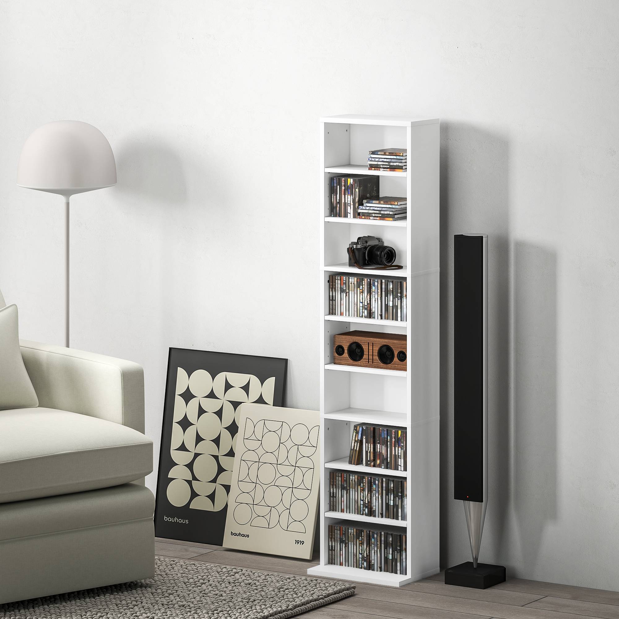 Homcom 260 Narrow CD DVD Storage Unit
