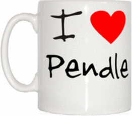 TeeTreeDesigns I Love Heart Pendle Mug Mug