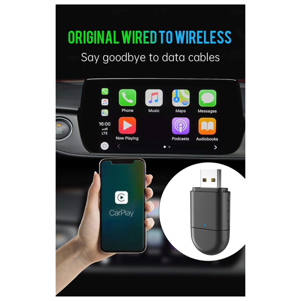 Melitt 2-In-1 Wireless Carplay Android Auto Adapter