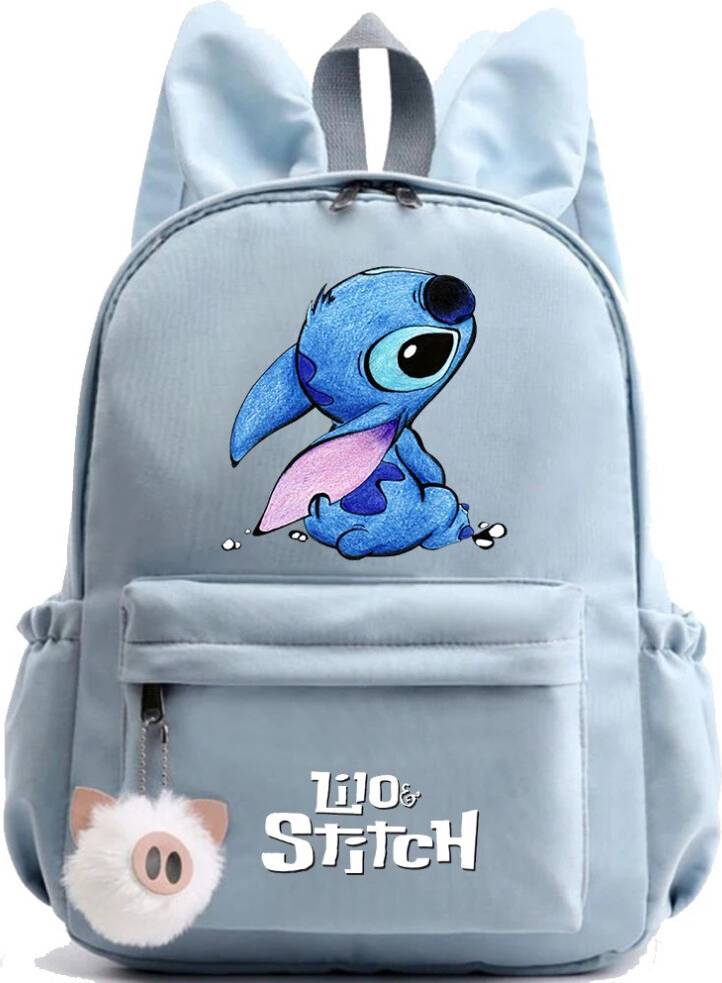 SRJ STAR Cartoon Pattern Rabbit Ears Backpack - Backpack