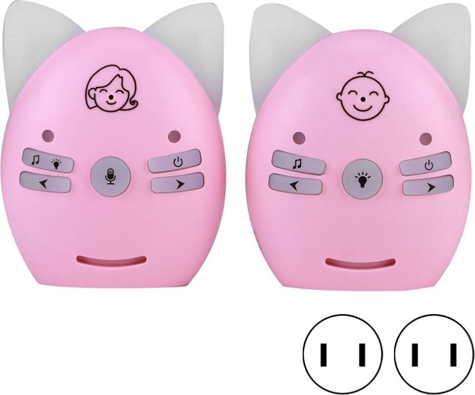 Pink 2.4GHz Wireless Baby Monitor