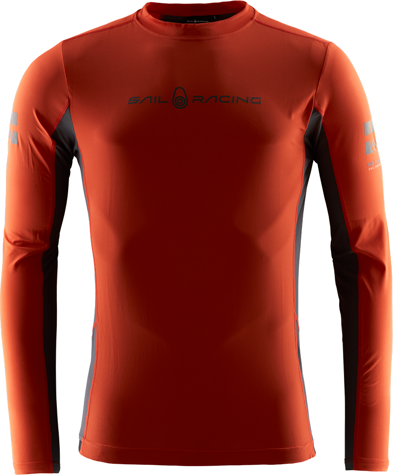 Racing sim Sail Racing Reference Ls Rashguard - Firey Red