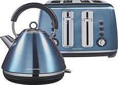 Metallic Kettle Toaster Bundle Blue