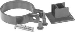 Fallrohrschellen PVC Ø 90 mm Graphit