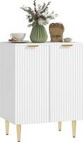 Homcom Adjustable Shelf White Sideboard