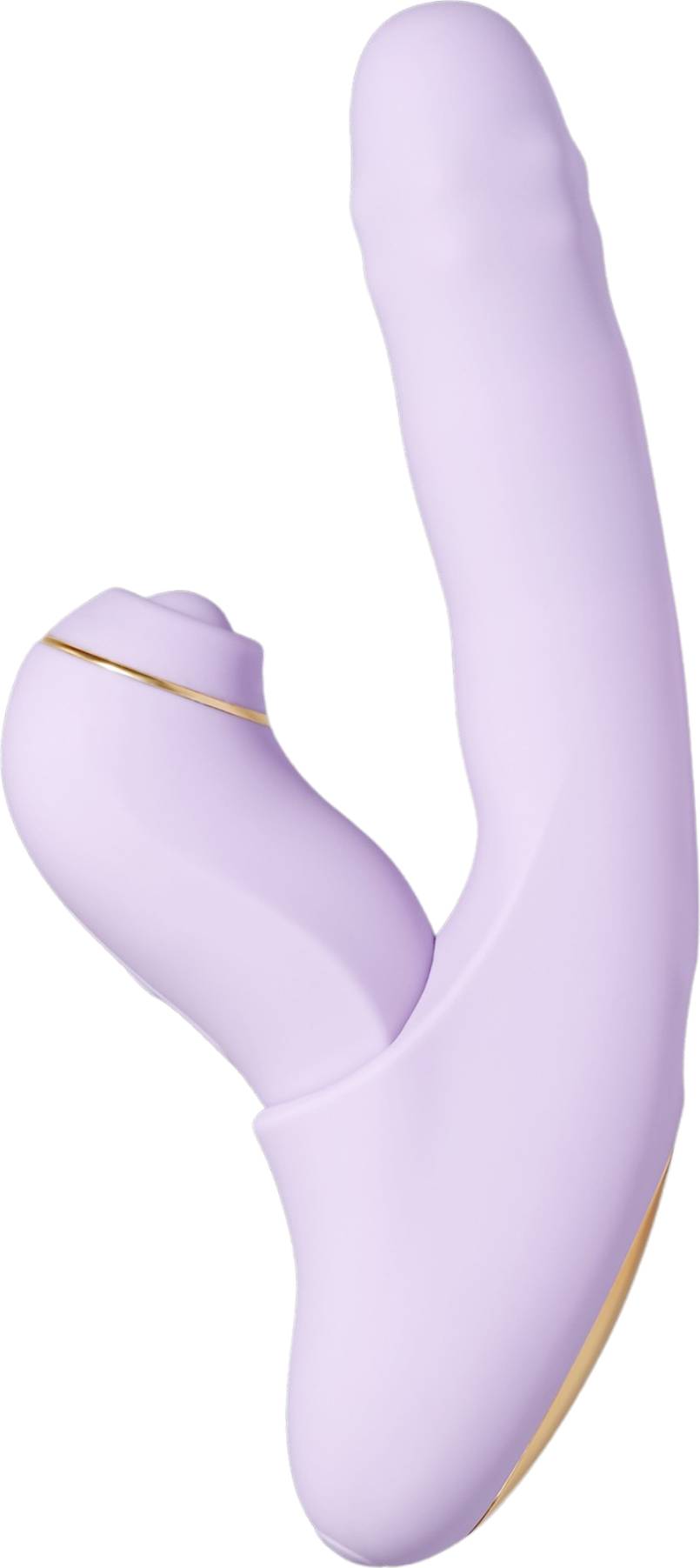 Thrusting rabbit vibrator Sexleksaker Svakom Rabbit DuoGlow Pastel Lilac