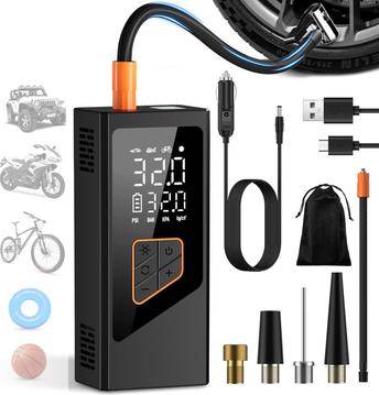 MTP Products Portable Wireless Air Compressor LED Light