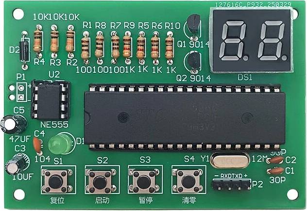 Microcontroller Counter Kit STC90C52 NE555